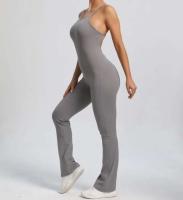 Mono deportivo de yoga sin costuras para mujer, color melocotón, glúteos ajustados, tirantes ajustables, belleza de espalda, gimnasio - details 24
