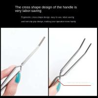 Abrazaderas Multifuncionales de Acero Inoxidable Herramienta de Manicura de Moda con Clip Cruzado - details 2