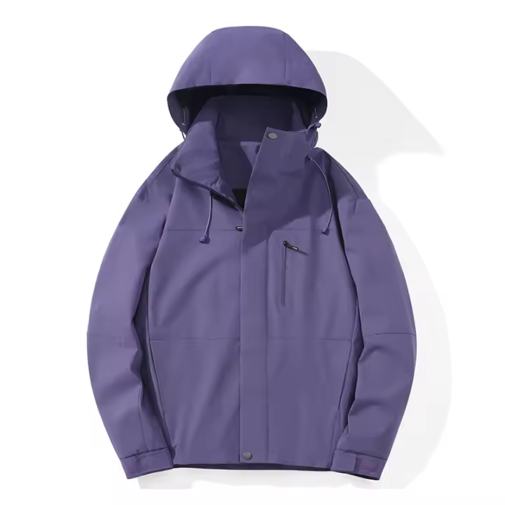 LNGXO Chaqueta de Escalada al Aire Libre Impermeable, Removible con Gorro, Para Hombres y Mujeres - 1