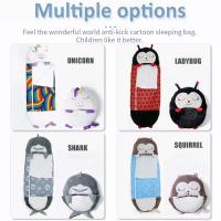 Bolsa de dormir de dibujos animados para niños Suave y pesada con animales - details 0