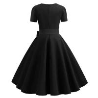 Elegante Vestido de Verano para Mujer Vintage 2025 Estilo Retro de los 50s 60s - details 11
