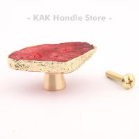 KAK-Pomos y tiradores de armario de ágata Natural, tiradores dorados de estilo nórdico para cajón de cocina, herrajes decorativos para muebles - details 6