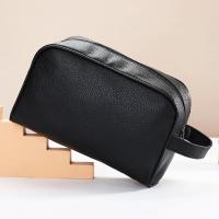 Bolsa de Cosméticos de Viaje de Gran Capacidad Organizador de Maquillaje de Cuero PU con Cremallera - details 14