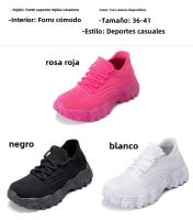 Calcetines tejidos con mosca con cordones, zapatillas de moda. - details 4