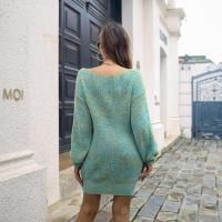Mujer de ganchillo con un solo hombro, minivestido de punto para fiesta, moda coreana, 2025 - details 9