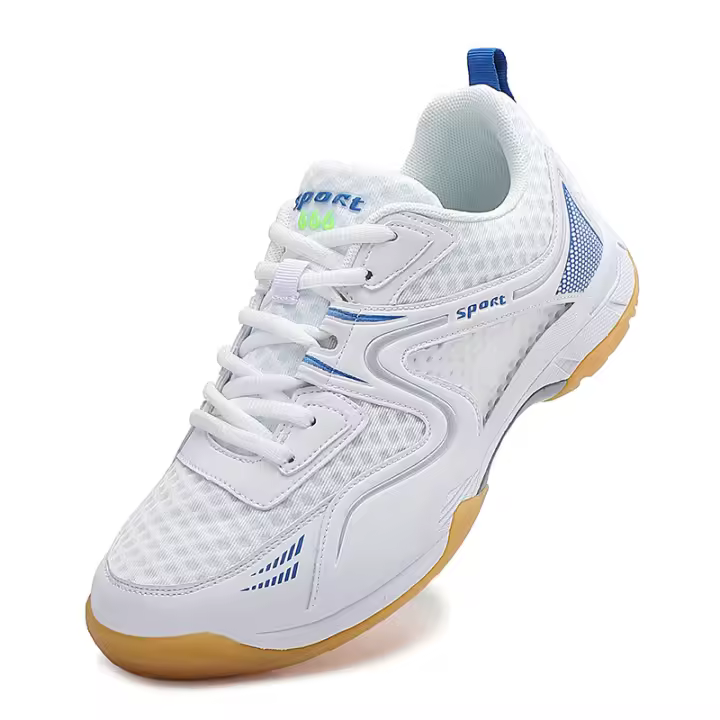 Zapatillas de Tenis Profesionales para Parejas Zapatillas de Bádminton con Suela de Cuero de Vaca - 1