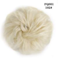 Extensiones de cabello para mujer, peluca Retro para Cosplay, peluca para discoteca y Bar, coleteros sintéticos, moño de pelo desordenado, piezas de cabello postizas - details 3
