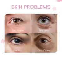 LAIKOU Sakura crema antiarrugas para ojos que desvanece las líneas finas, suero para ojos antiojeras, elimina las bolsas de los ojos, hinchazón, reafirmante antienvejecimiento - details 2