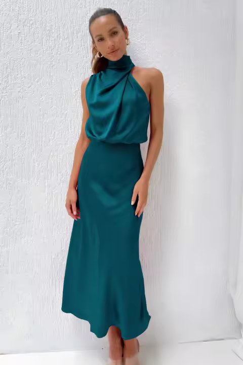 Conjunto de Dos Piezas de Verano para Mujer, sin Mangas, Cuello Redondo y pantalón Ancho Cortado - 1