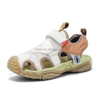 Nuevas sandalias de moda para niñas y niños, zapatos de seguridad con punta de goma de estilo romano dorado para niños, zapatos de verano para la vuelta a la escuela, zapatos de alta calidad 26-38 - details 7