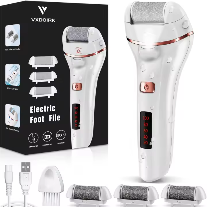 Lima Eléctrica Profesional Para Pies, Eliminador De Durezas,Vxdoirk - 1