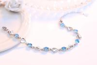 Pulsera de Plata Esterlina 925 Diseño Simple de Corazón de Zirconia Cúbica de Alta Calidad - details 4
