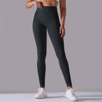 Pantalones Deportivos Sin Costuras para Mujeres Cintura Alta Yoga, Levantamiento de Glúteos, Carreras Ropa de Gimnasio - details 16