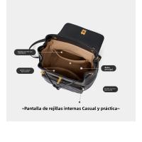 2025 nueva mochila para mujer, pequeña cadena de viento fragante, mochila con textura, bolsa de viaje para ir al trabajo, mochila pequeña - details 9