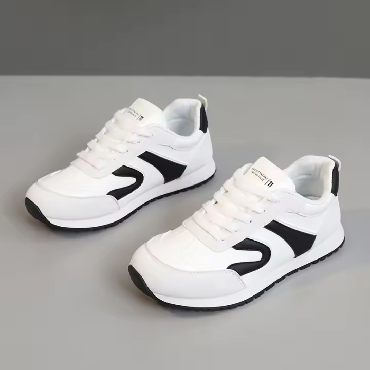 Zapatillas Blancas Transpirables Lf905 Suela Gruesa Resistente al Desgaste para Primavera y Otoño - 1