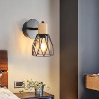 Goeco-Lámpara Decorativa Ajustable de pared, Diseño Industrial de Metal, E27, Blanco (Sin Bombilla), 2 piezas - details 1