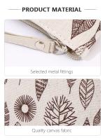 Bolsa de Cosméticos de Lona Portátil Estilo Estudiantil con Caracteres - details 2