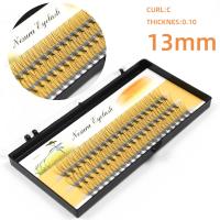 Extensión de pestañas postizas 10D, pestañas postizas de visón negro, suaves e injerto Natural, 60 paquetes, maquillaje Individual - details 5