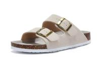 Cómodo forro de ante, sandalias planas de verano con soporte arqueado talla 6-11 - details 1