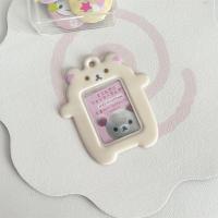 Nuevo Porta Tarjetas de Dibujos Animados Kawaii Lindo Porta Tarjetas Mini 2 Pulgadas Llaveros - details 5