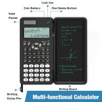 Calculadora Científica NeWYeS Pantalla de Dos Líneas Plegable, Funciona con Batería y Energía Solar, Ideal para Estudiantes de Secundaria y Universidad - details 1