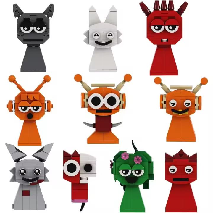 Juego de bloques de construcción Mini juego de bloques de construcción personaje del juego musical figura de acción estatua 523 piezas - 1