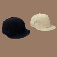 Gorra de béisbol de ala corta de Color sólido Retro con cordón ajustable sombrero de sol informal visera de protección solar gorra con visera para hombres - details 15