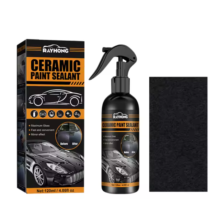 Kit de Cera de Pulido de Pintura de Coche de Cerámica 120ml Agente de Revestimiento Nano Hidrofóbico Accesorios de Cuidado del Coche - 1