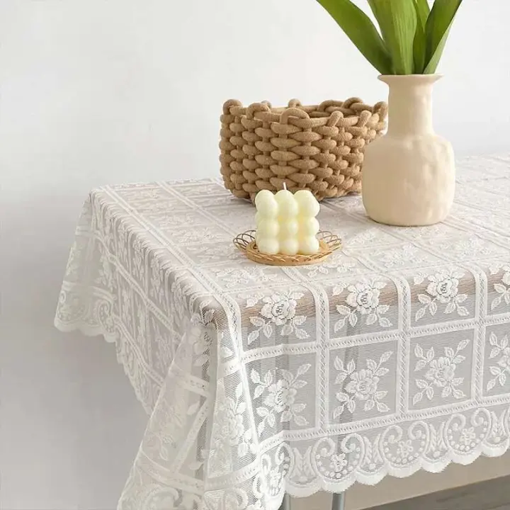 Mantel decorativo de comedor INS, mesa, funda ENCE, tela base, decoración de mesa de banquete y boda, delantal - 1
