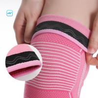 Rodillera deportiva antideslizante, rodilleras de nailon elástico de compresión, equipo protector, rodilleras transpirables para correr y ciclismo - details 4