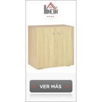 Armario de Almacenamiento Blanco Brillante 2 Puertas, 2 Cajones, Marco Ajustable para Cocina, Dormitorio, Salón 79x36x74 cm - details 14