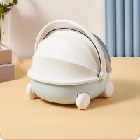 Caja de almacenamiento de escritorio con forma de cuna para bebé, cama de bebé para Labubu, contenedor de almacenamiento, bañadores - details 5