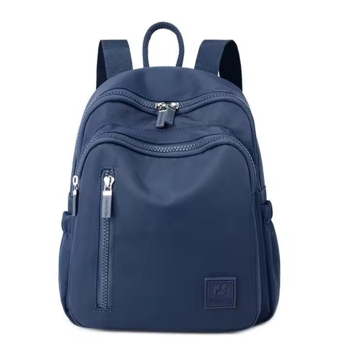 Mochila de hombro de Color sólido, Bolsa Escolar ligera e impermeable para estudiantes, Mini mochila portátil de gran capacidad, mochila de viaje - 1