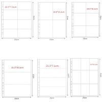 Funda para tarjetas con múltiples bolsillos A4, carpeta para sesión fotográfica Kpop, PP, álbum de fotos transparente, páginas de repuesto, fundas para álbum de fotos DIY - details 0