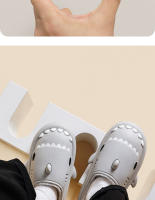 Nueva pareja de zapatillas esponjosas de EVA para invierno, suaves, de algodón, para el hogar, impermeables, con suela gruesa de felpa, para mujer y hombre. - details 7