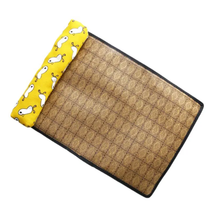 Estera plegable de seda de hielo para perros, impermeable, mantiene la refrigeración, caja para perros, cama para dormir, estera de refrigeración suave para Gato de 3 tamaños para todas las estaciones - 1