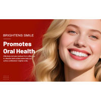 Pasta de dientes blanqueadora con probióticos SP-6, blanqueamiento/brillo y aliento de los dientes, fórmula de 6 probióticos para la salud de las encías, sin fluoruro, - details 1