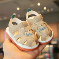 Sandalias de suela blanda para bebé niño, bolsa de verano, zapatos de cabeza para 0-2 años de edad, mujer, bebé, antideslizante, niño, zapatos de res, tendón, suelas, se llaman zapatos. - details 3