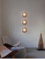 LEFANGXING Lámpara de Pared OVNI de Vidrio Irregular Diseñada Moderna 25CM Decoración de Dormitorio Ronda para Entrada de Pared - details 4