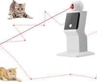 Juguete Láser ATUBAN para Gatos Automático y Aleatorio Interactivo con Movimiento Rojo Dot para Gatos y Perros Material ABS Plástico Uso en Interiores - details 0