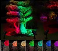 Nuevas luces solares para exteriores, foco Solar de 2LED, luz de paisaje alimentada por energía Solar impermeable para patio exterior, árbol de jardín - details 2