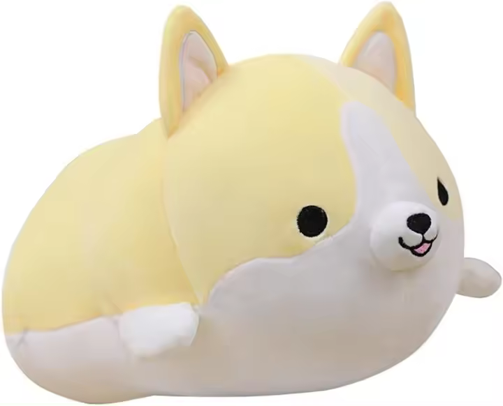 Almohada de peluche de perro Corgi, suave, lindo Shiba Inu Akita, animales de peluche, regalos de juguete - 1