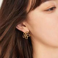 Pendientes de plata 925 - 1 par de ganchos para las orejas con hojas de Ginkgo - Lindo diseño floral creativo para uso diario en verano - details 5