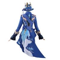 Genshin Impact Furina Zhongli Albedo Venti disfraz de Cosplay, múltiples papeles Jacquard, versión mejorada - details 3