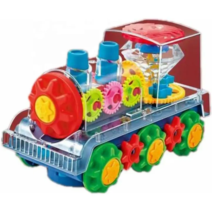 Excitat Excitante Tren de Engranajes Eléctricos Nenekal con Luces Parpadeantes y Música - 1