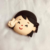 Funda de Silicona para Auriculares AirPods Biye Irasutoya Emoji Protectora Inalámbrica para AirPods 4th Generation Accesorios de Electrónica - details 4