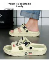 Zapatillas de Hombre 2025 Cómodas Para Interiores y Exteriores Pantuflas de Playa - details 15