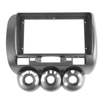 Fascia de Radio de coche para Honda Fit Jazz City LHD One Din Dvd estéreo Cd Panel de montaje Kit de instalación embellecedor marco bisel - details 3