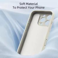 Funda Plana de Silicona Magnética para iPhone Max Apple 16 15 14 Pro N52 con Imanes Fuertes, Diseño de Sensación de Piel, Anti-Manchas y Anti-Huellas. - details 2