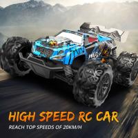 Coche de Control remoto 4wd para niños, 2,4g, 20 km/h, Motor de potencia, amortiguador independiente, vehículo Rc antichoque, juguetes para niños - details 2